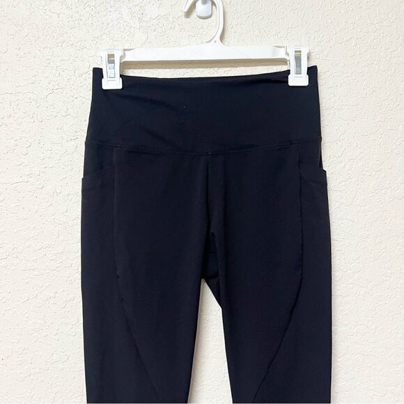 Athleta Women's Quest Hybrid Tight Legging Black 598482 Size 2 Pockets - Picture 2 of 7